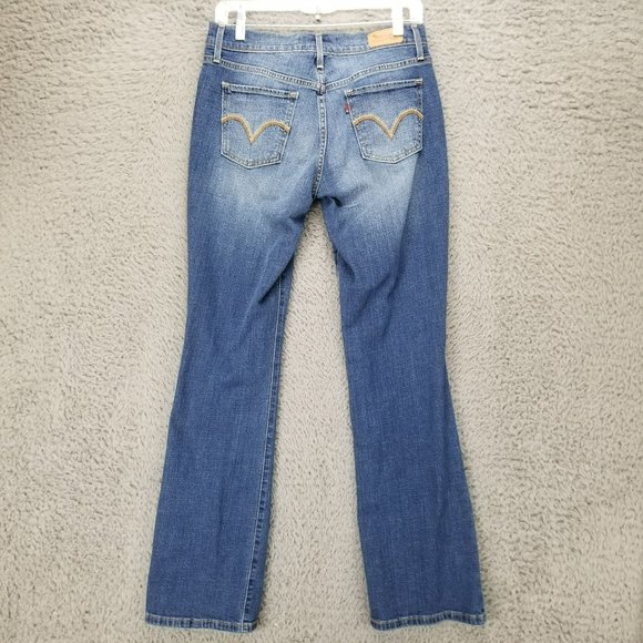 Levi's Denim - Levis Jeans Womens 4 515 Medium Wash Stretch Mid Rise Bootcut